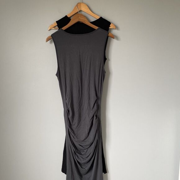 Ingrid & Isabel Maternity Dress Sleeveless Gray Black Lot of 2 Women's Large NWT - Picture 5 of 10